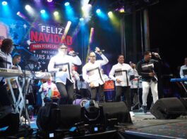 Jandy Ventura contagia de alegría inicio del programa Navidad 360